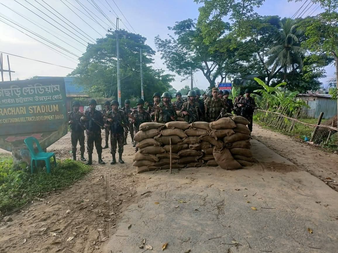 খাগড়াছড়িতে জুম্ম ছাত্র-জনতার অবরোধ কর্মসূচি স্থায়ীভাবে প্রত্যাহার