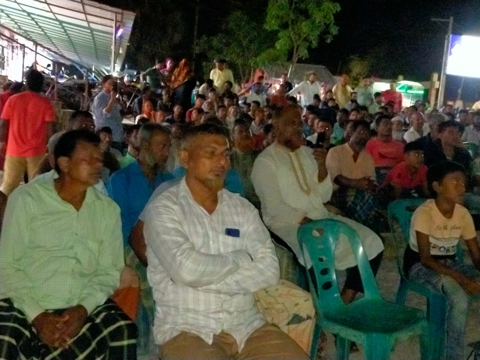 কালিগঞ্জে নলতায় তারেক রহমানের বিবিসি(BBC) সাক্ষাৎ প্রামাণ্যচিত্র প্রদর্শনী।