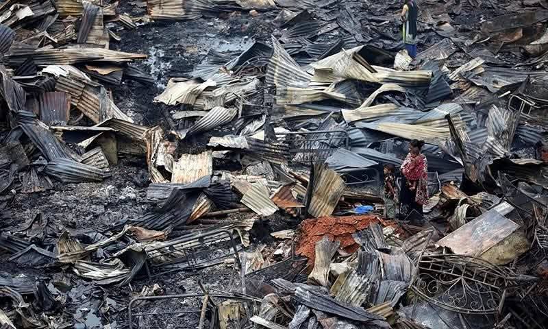 মিরপুরে অগ্নিকাণ্ড রাসায়নিকের আগুন নেভাতে সময় লাগবে: ফায়ার সার্ভিস