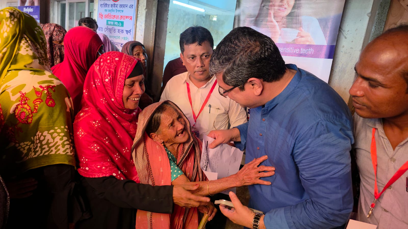 বগুড়া-২ (শিবগঞ্জ): মানবতার উষ্ণতায় ব‍্যারিস্টার জাইমা রহমানের জন্মদিন পালন।